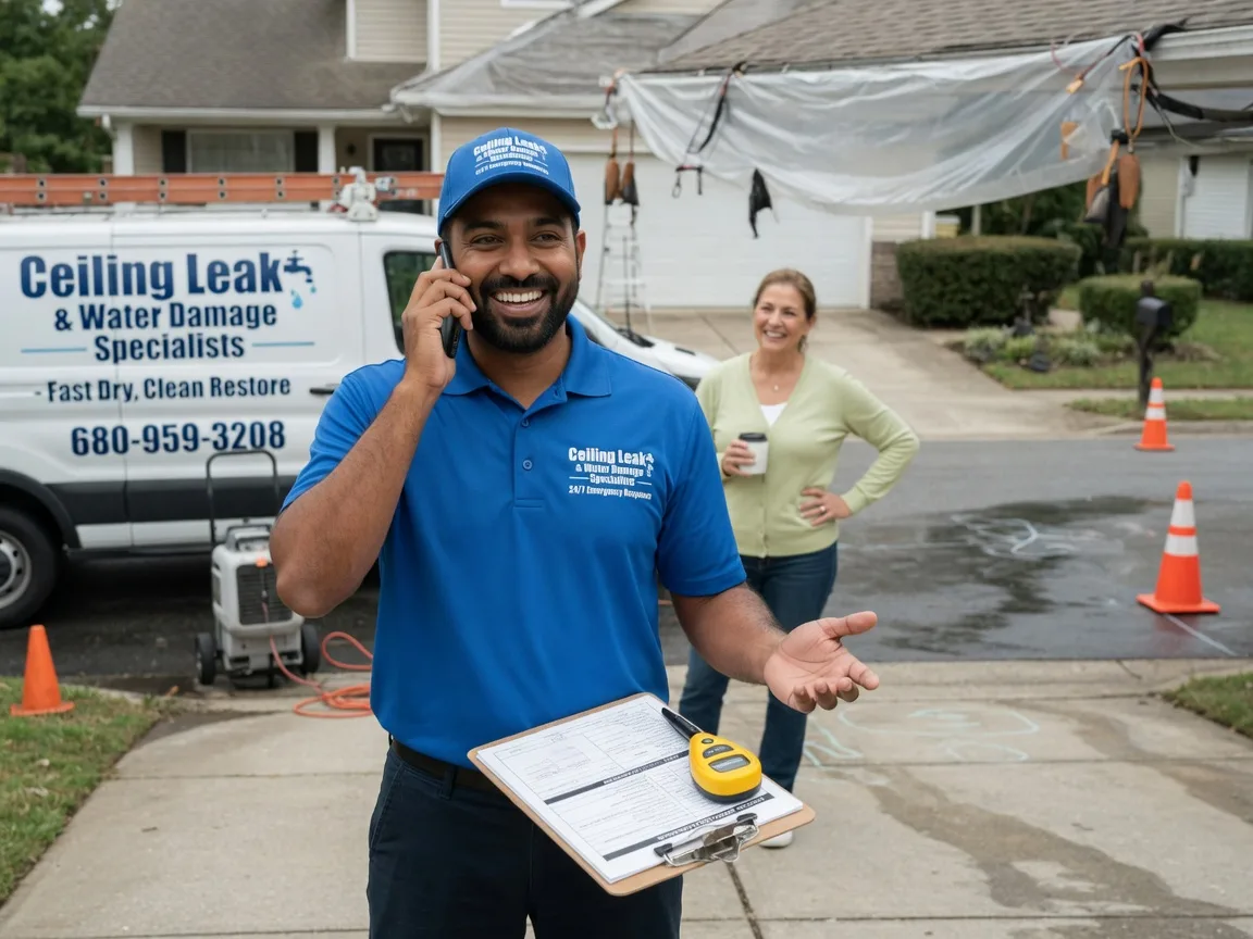 Ceiling Leak Cleanup Loretto, VA FAQs